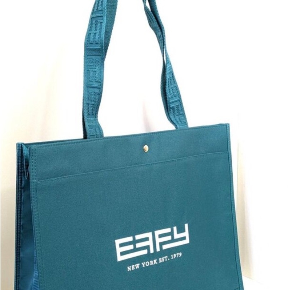 New Stunning and Stylish EFFY Jewelry Green Quality Made Beautiful Tote Bag - Picture 2 of 4